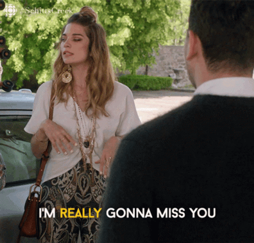 Alexis Rose I'm Really Gonna Miss You GIF
