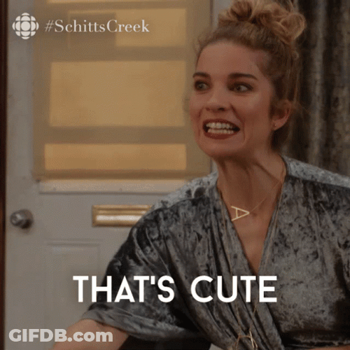 Alexis Rose Says Thats Cute GIF