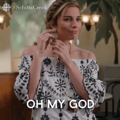 Alexis Rose That Sounds So Random GIF
