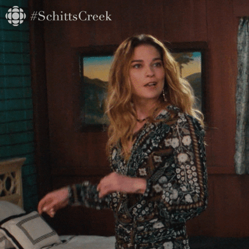 Alexis Rose Trying Her Best Schitts Creek GIF