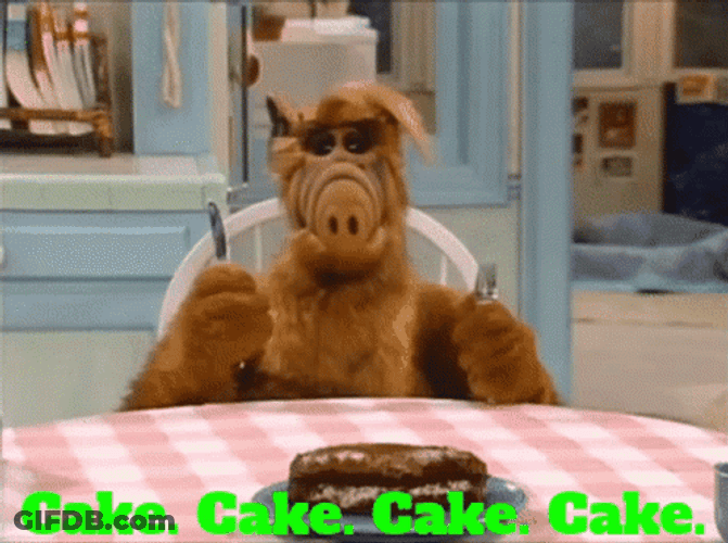 Alf Cake Cake Cake Cake GIF