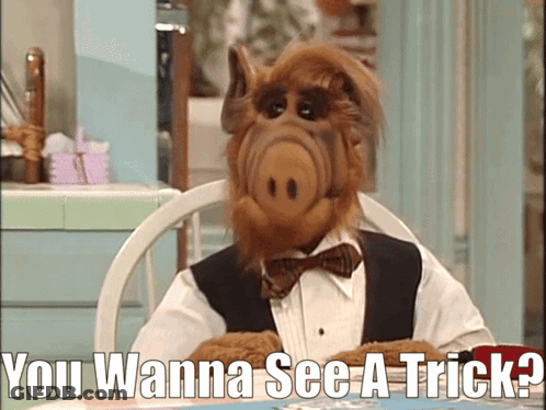 Alf Saying You Wanna See A Trick GIF