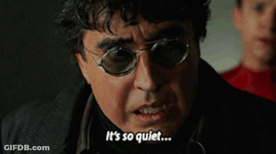 Alfred Molina It's Quiet GIF