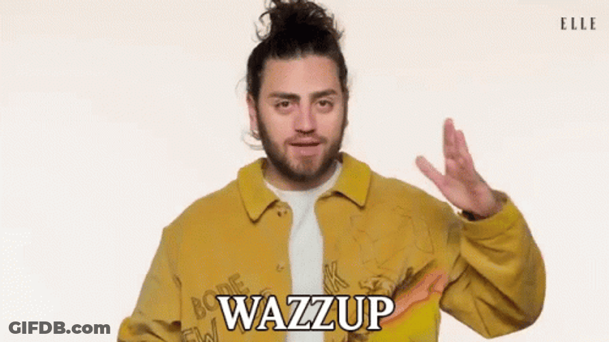 Ali Gatie Say Wazzup GIF