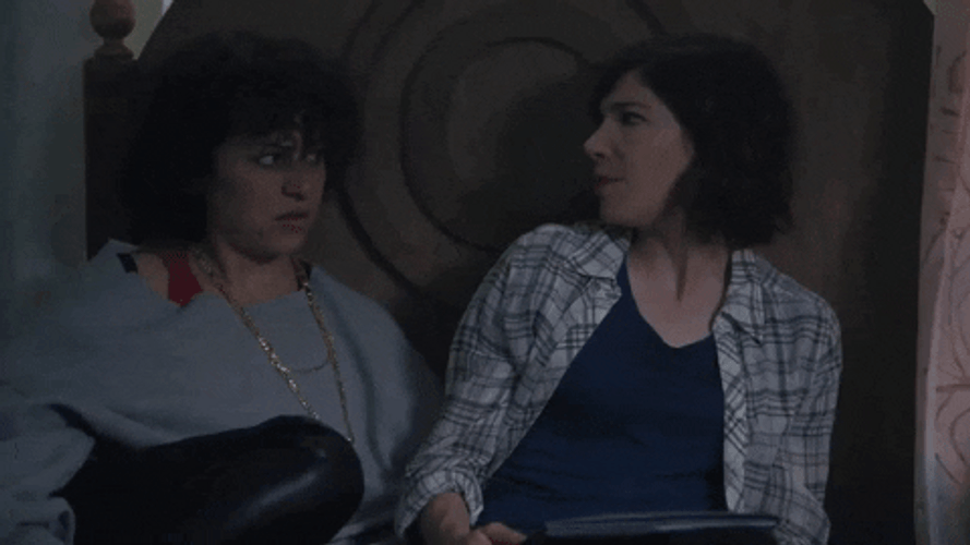 Alia Shawkat And Clare McNulty GIF