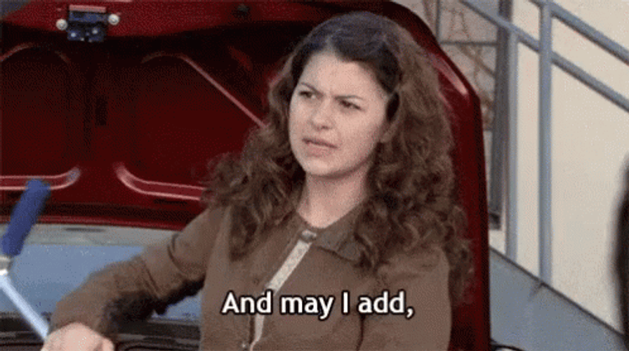 Alia Shawkat And May I Add GIF