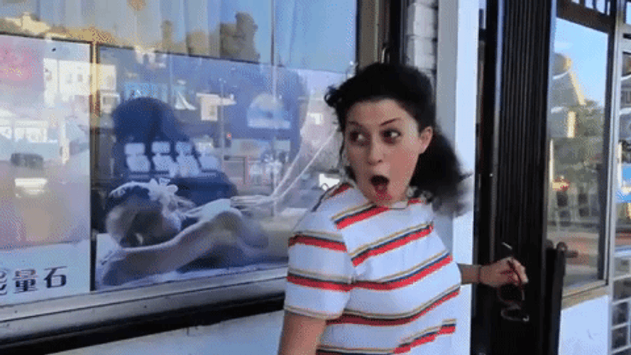 Alia Shawkat Holding Sunglasses GIF