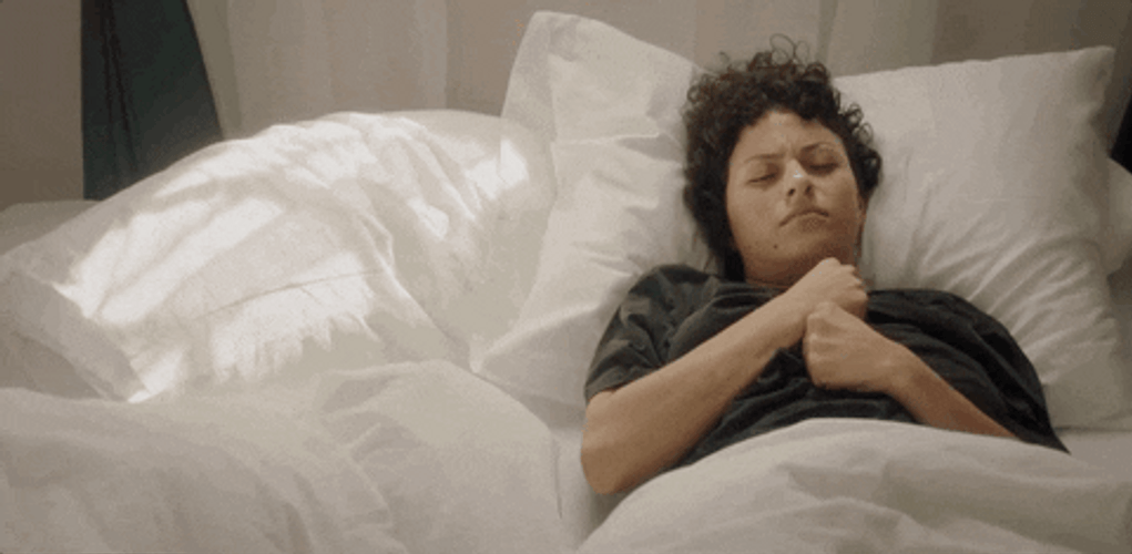 Alia Shawkat Lying On Bed GIF