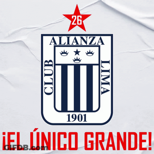 Alianza Lima Logo With Red Star GIF