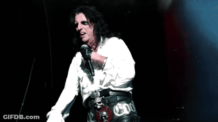 Alice Cooper Rock And Roll GIF