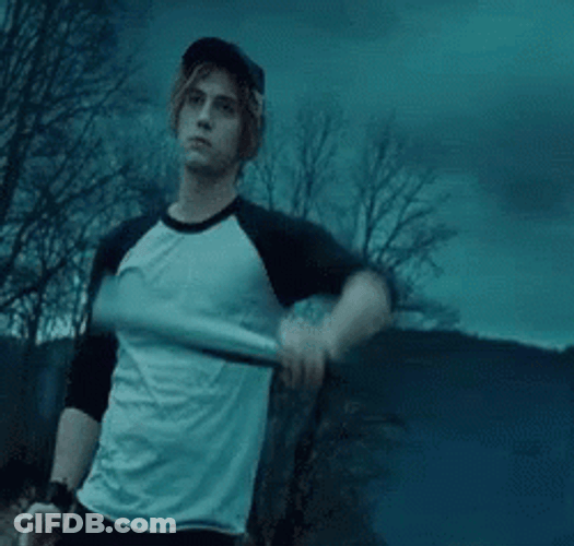 Alice Cullen Baseball Bat GIF