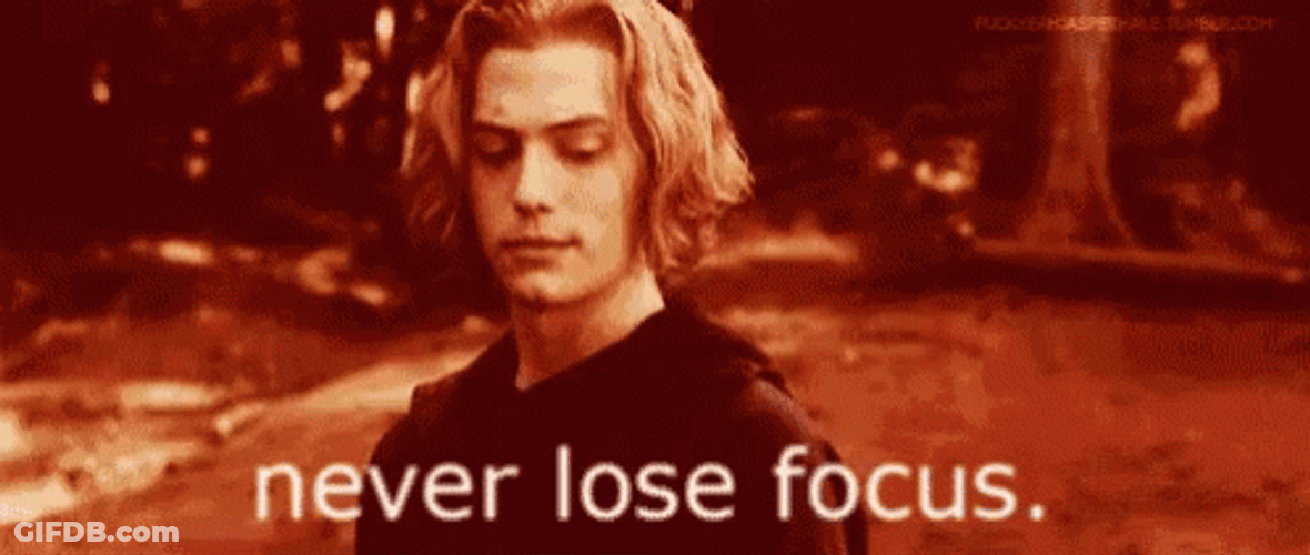 Alice Cullen Never Lose Focus GIF
