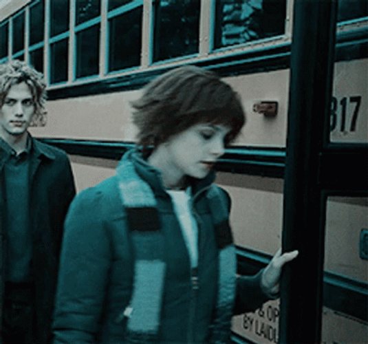 Alice Cullen Ride A Bus GIF