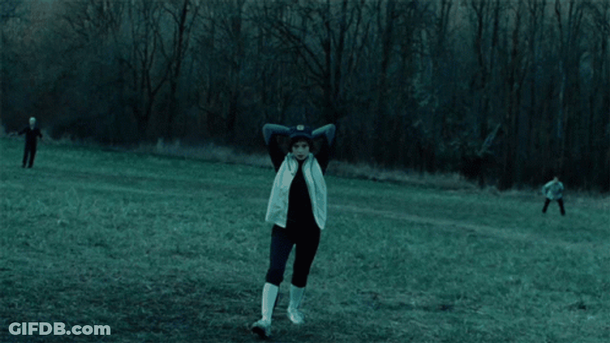 Alice Cullen Throws Ball GIF