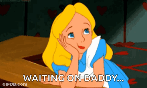 Alice From Alice In Wonderland Waiting GIF