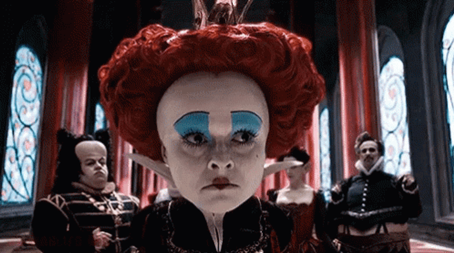 Alice In Wonderland Angry Red Queen GIF