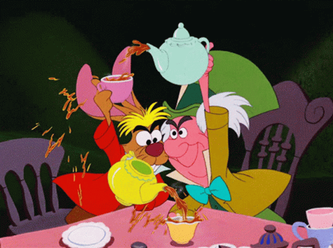 Alice In Wonderland Boston Tea Party GIF