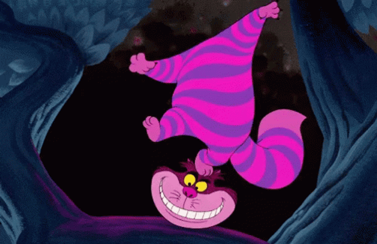 Alice In Wonderland Creshire Cat Dancing GIF