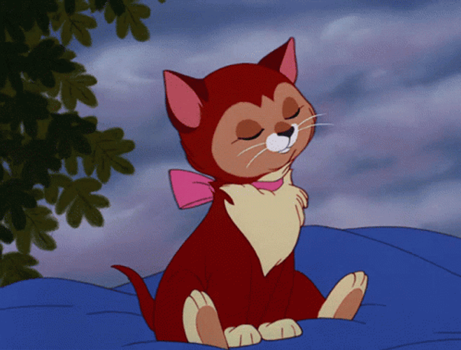 Alice In Wonderland Dinah Nodding GIF