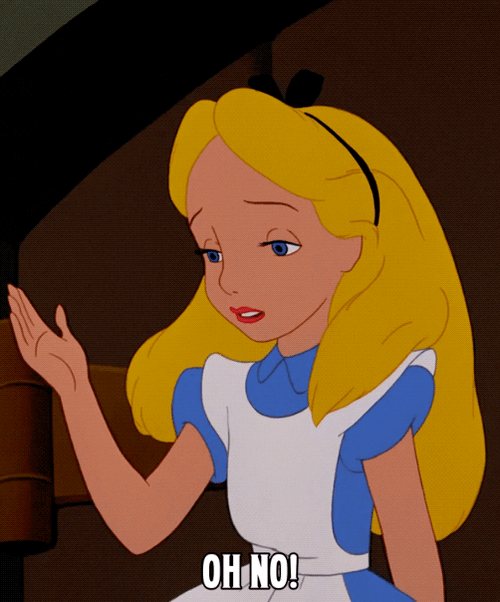 Alice In Wonderland Oh No GIF