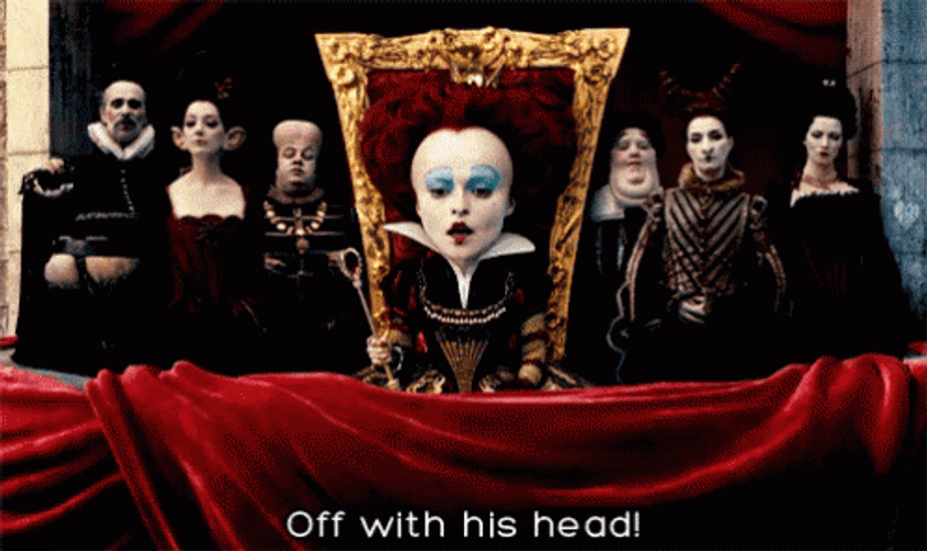 Alice In Wonderland Red Queen GIF