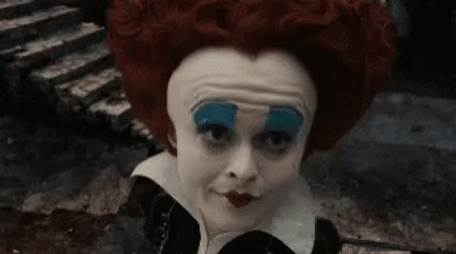Alice In Wonderland Red Queen Smiling GIF