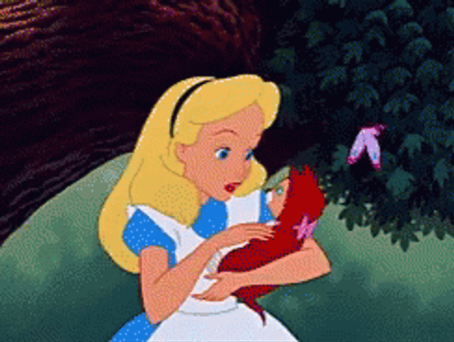 Alice In Wonderland Walking GIF