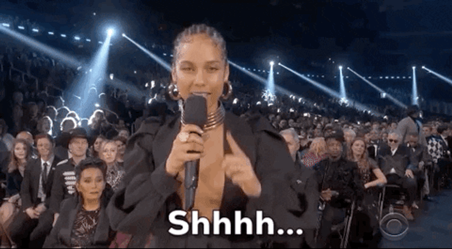Alicia Keys Shhhh GIF