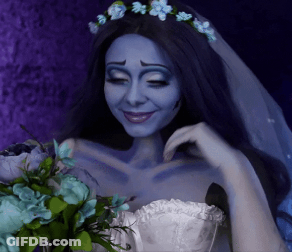 Alicia Marie Corpse Bride Costume GIF