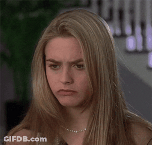 Alicia Silverstone Dislike Reaction GIF
