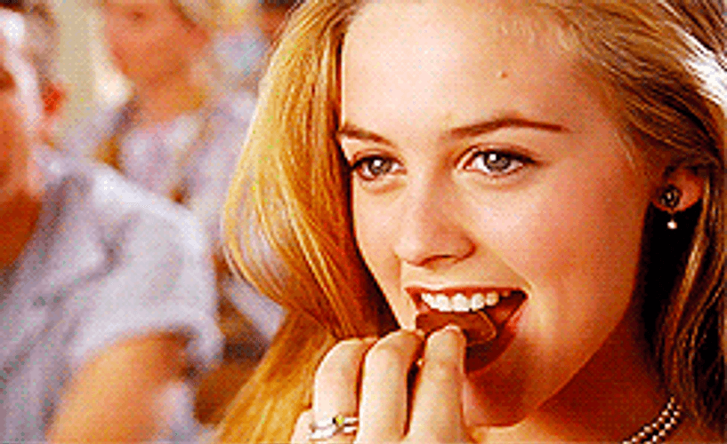Alicia Silverstone Flirting Glare GIF