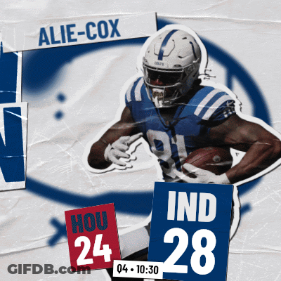 Alie Cox Running With Football GIF