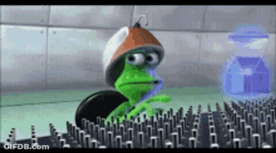 Alien Angry While Finding The Easy Button GIF