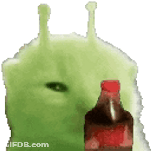 Alien Cat Sosa Shake GIF