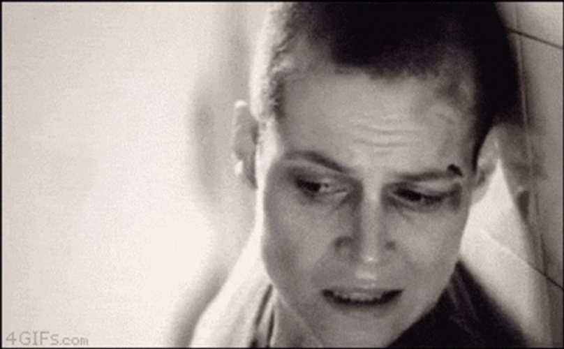 Alien Chestburster Sigourney Weaver Stapler Meme GIF