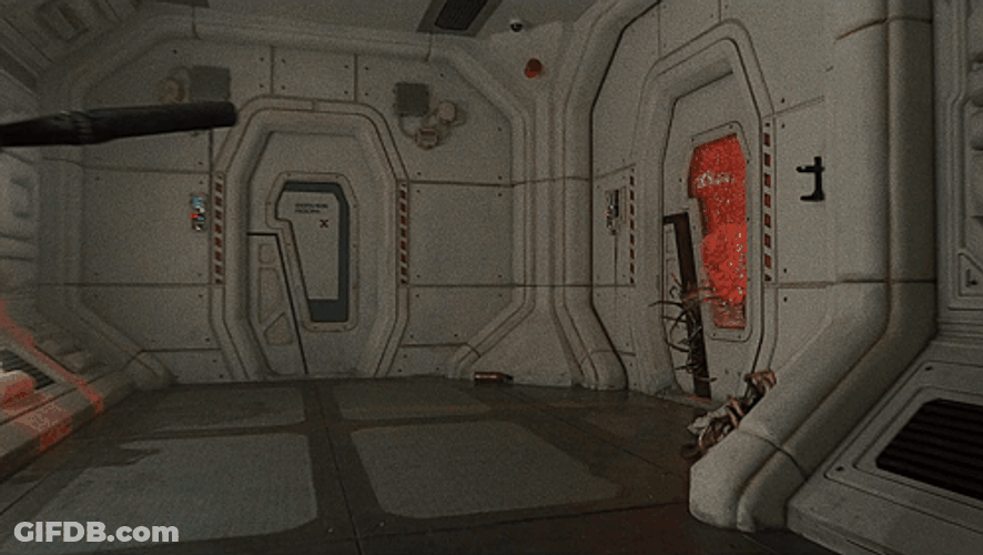 Alien Chestbursters Attacking Alien Romulus GIF