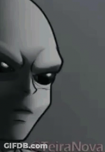 Alien Face Saying Teiranova GIF