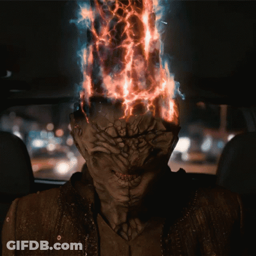 Alien Hair On Fire GIF