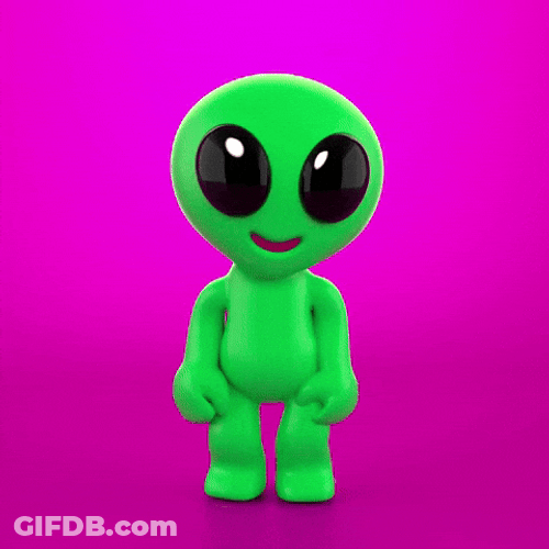 Alien Happy Dance Meme GIF