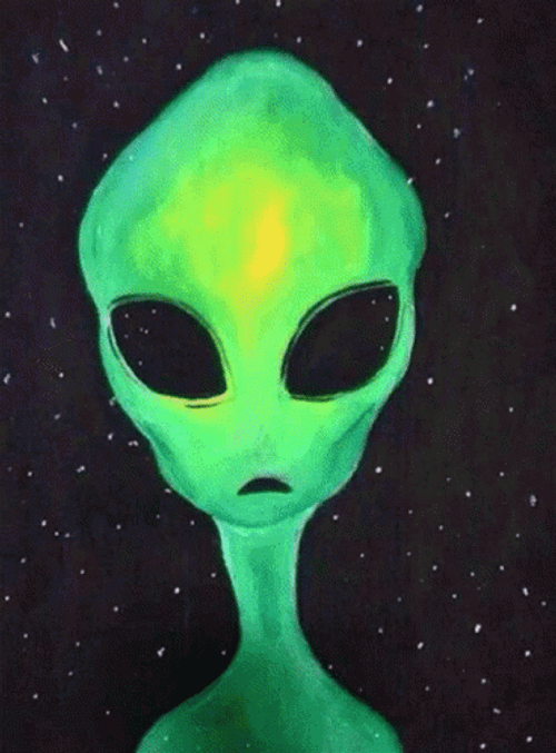 Alien Magical Paining GIF