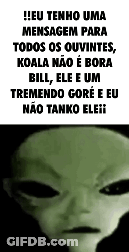 Alien Saying Eu Tenho Uma Mensagem Para Todos Os Ouvintes GIF