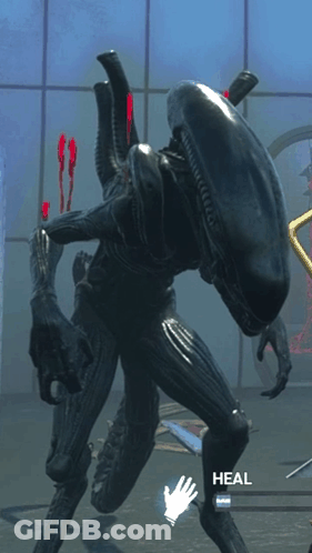 Alien Saying Heal GIF