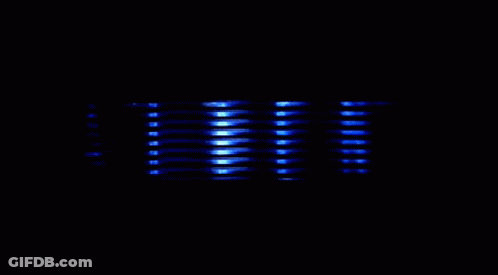 Aliens Text In Blue GIF