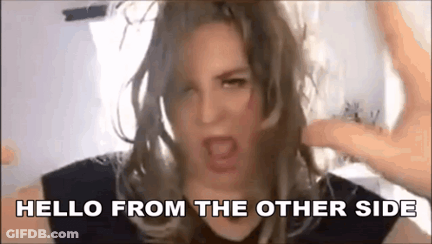 Aline Bachmann Hello From The Other Side GIF
