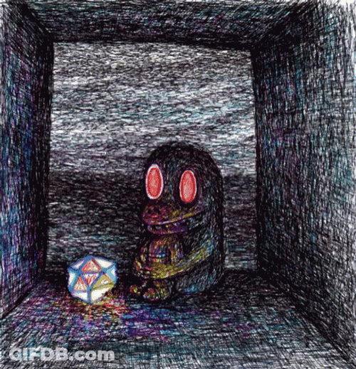 All Alone 3D Drawing GIF