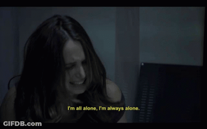 All Alone Always Eliza Dushku GIF