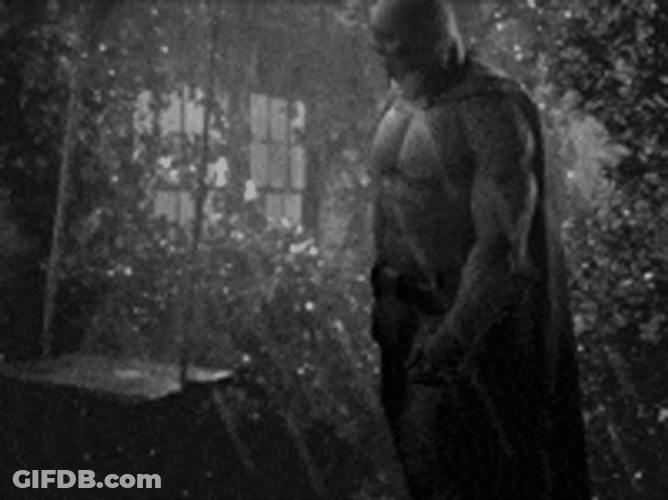 All Alone Batman Sad Swing Rain GIF