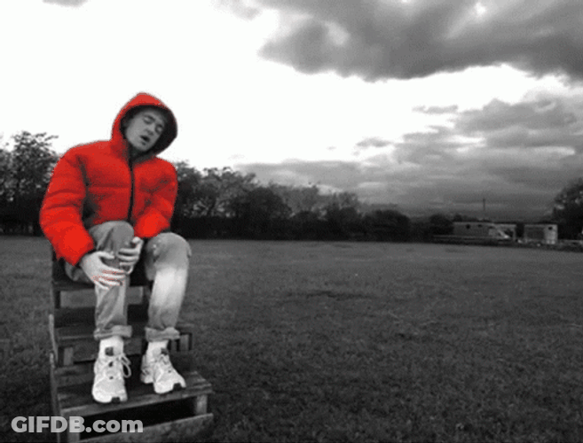 All Alone Cold Man GIF