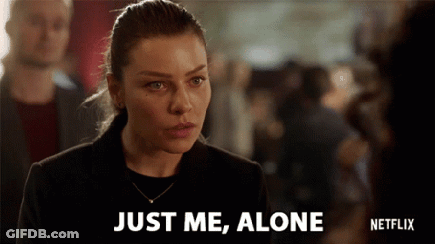 All Alone Just Me Lauren German GIF
