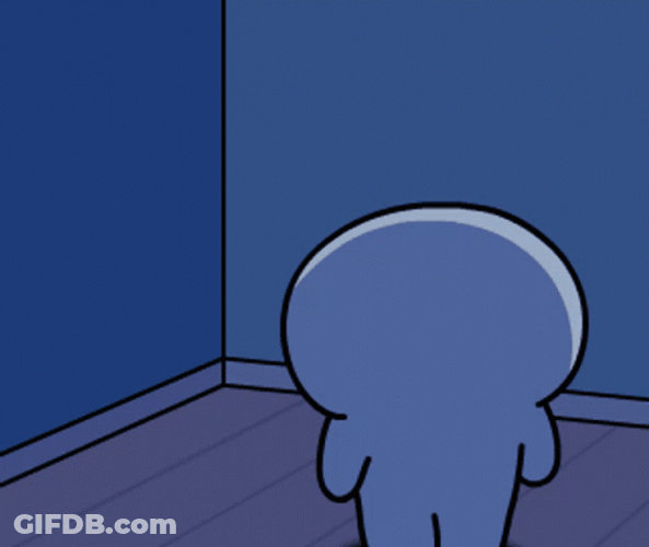 All Alone Sad Smile Emoji GIF